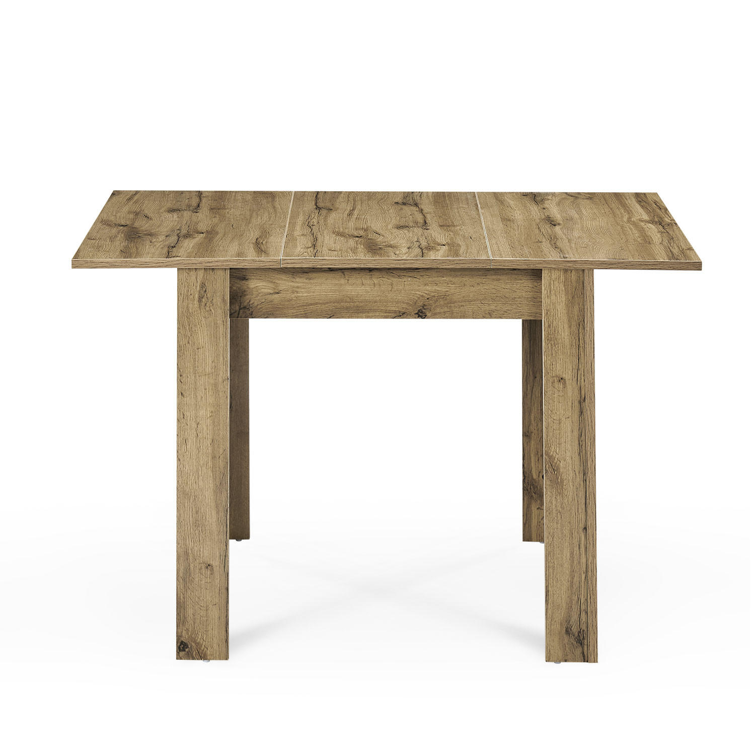 ESSTISCH LIVIUS 80-120/80/74 cm - Eiche Artisan, Holzwerkstoff (80/80/74cm) - B&D Home