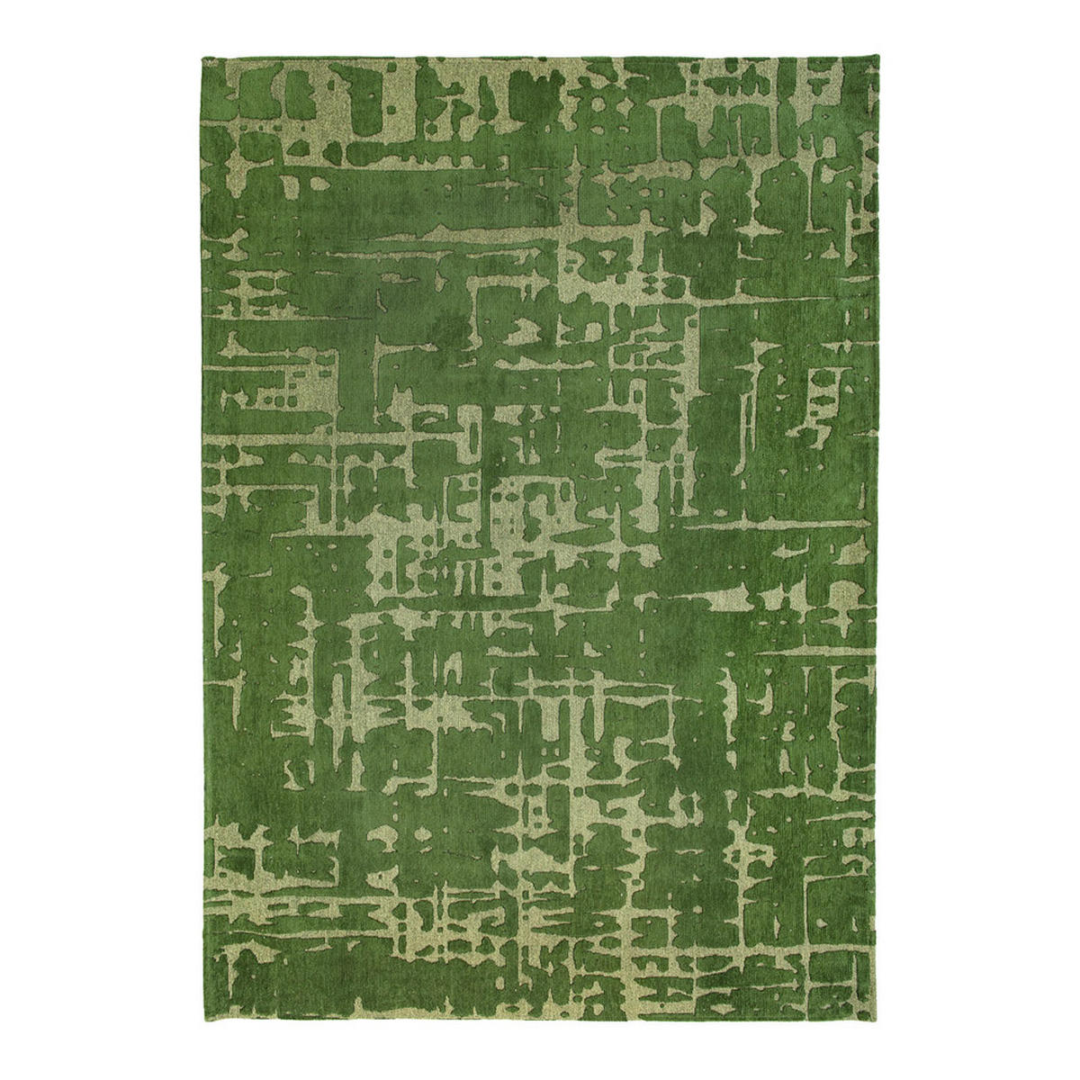 TEPPICH Perrier's Green Structures 80/150 cm - Grün, Textil (80/150cm) - Louis De Poortere