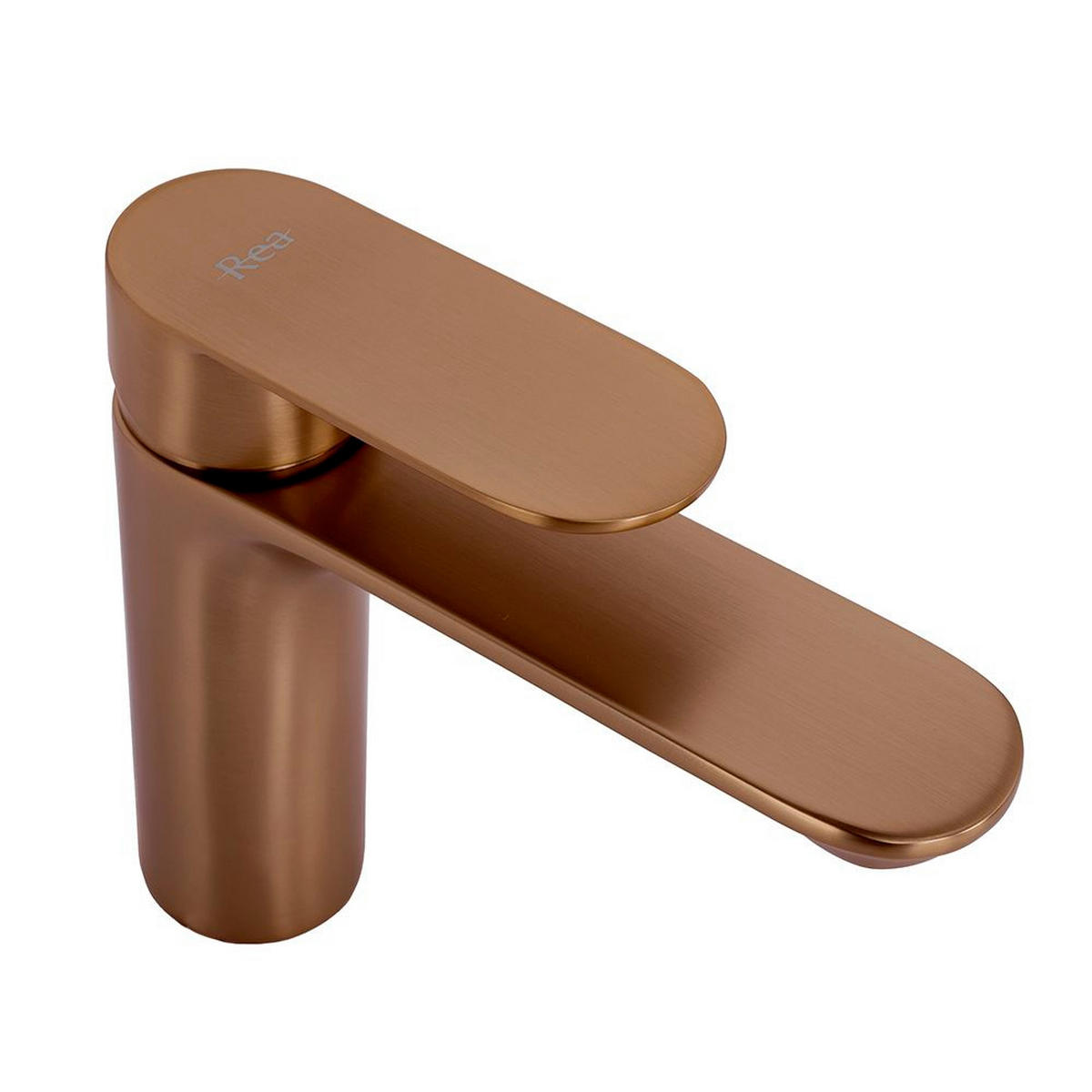 WASCHBECKENARMATUR Rea Drop Brush Copper Low - Kupferfarben, Metall (10.8/14.5/12cm) - REA