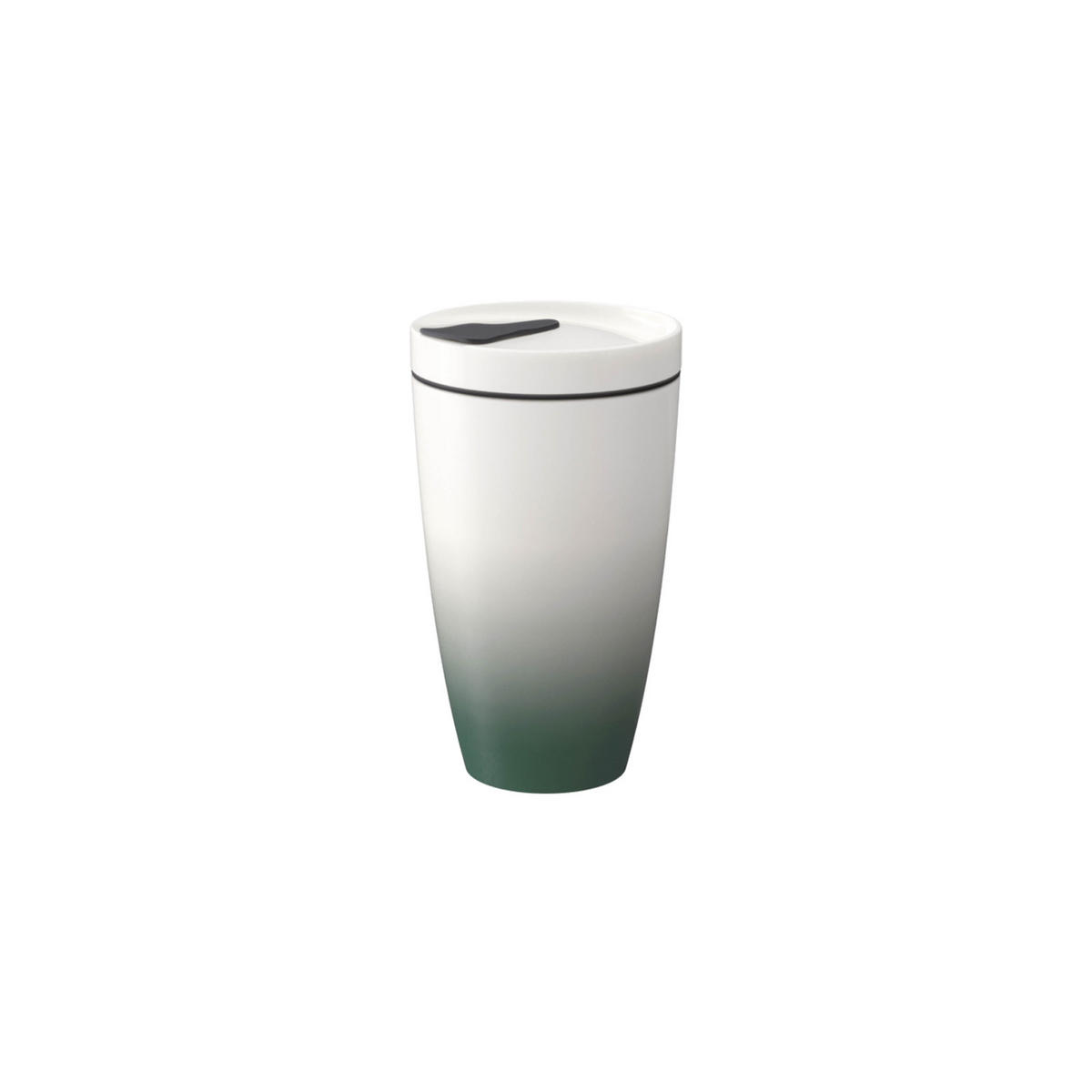 KAFFEEBECHER M Coffee To Go Green 350 ml - Grün, Keramik (0.35L) - like.Villeroy & Boch