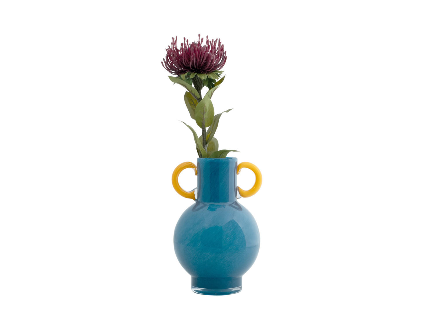 VASE Fiesta Blau 15/15/23.5 cm - Blau, Glas (15/23.5cm) - Present Time