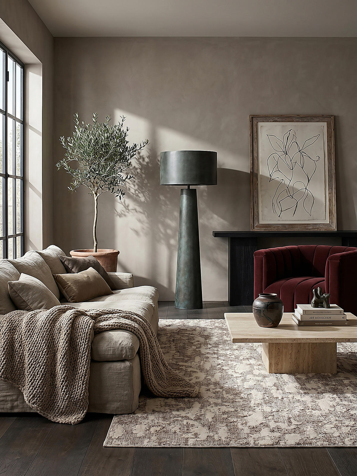 TEPPICH Waschbar RIDGE, meliert, Beige, 155 x 230 cm - Beige, Textil (155/230cm) - KADIMA DESIGN