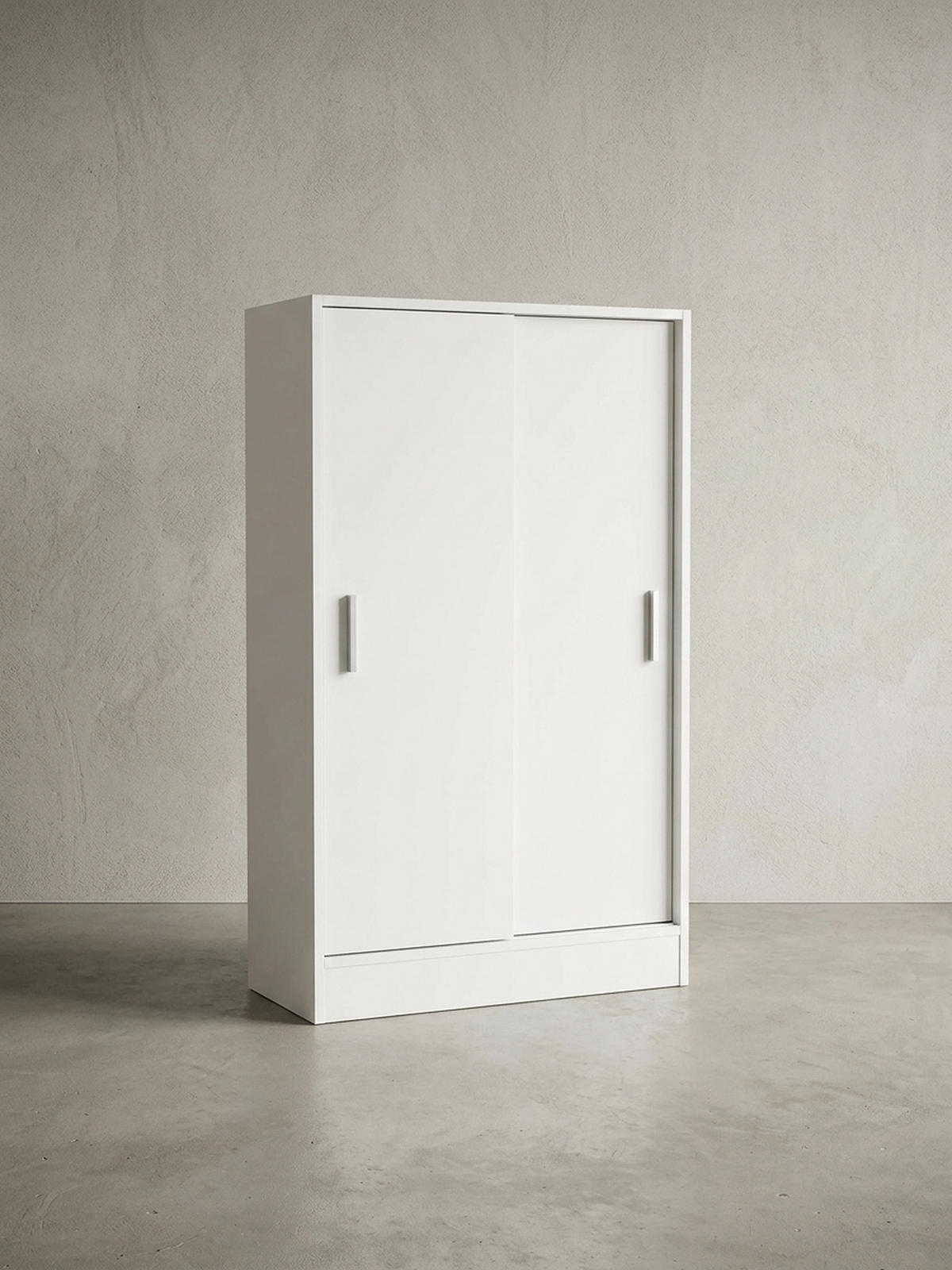 AKTENSCHRANK – Holz, Weiß, 60x107,5x28,5 cm, wasserabweisend & kratzfest, modern - Weiß, Holz/Metall (60/108/29cm) - KADIMA DESIGN