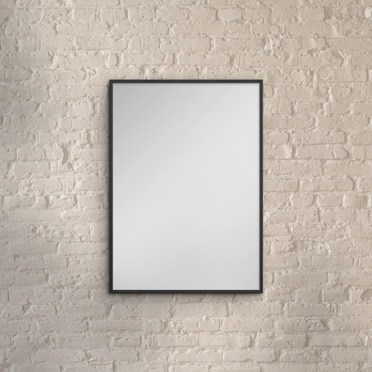 SPIEGEL - Schwarzes Holz - Schwarz, Holz/Papier (40/50/2cm) - Poster&Frame
