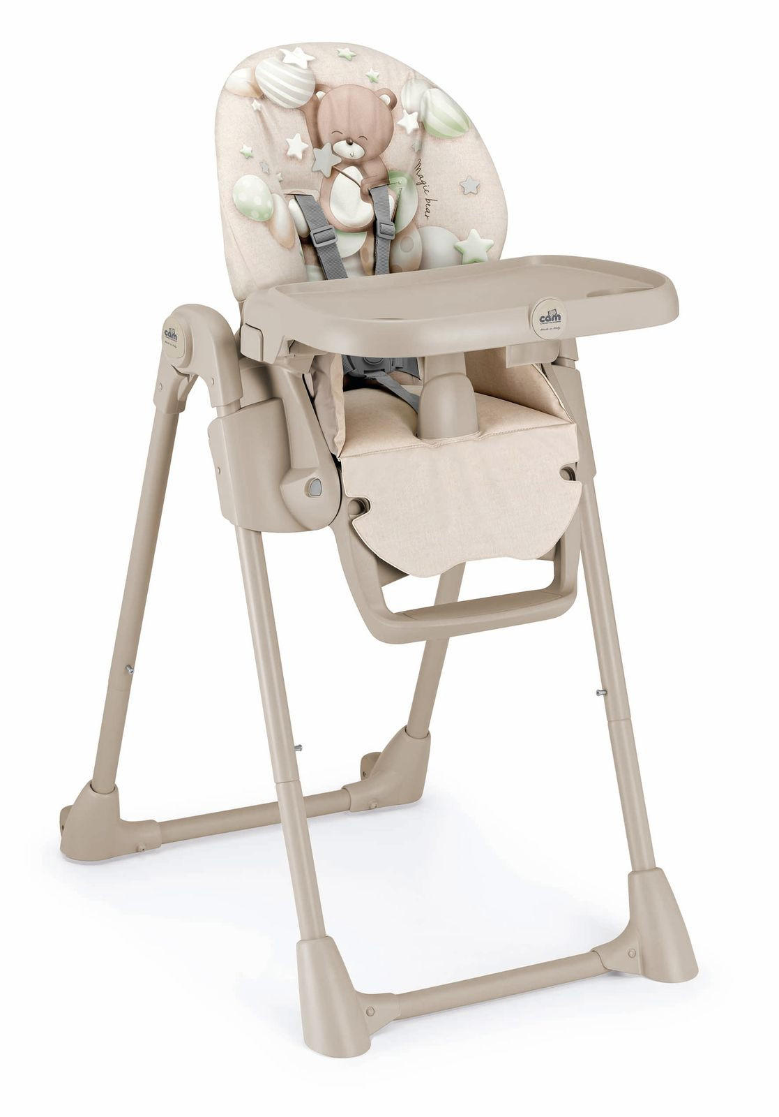 KINDER-HOCHSTUHL Pappananna - Beige, Kunststoff (252/684/562cm) - Cam il Mondo del Bambino S.p.A.