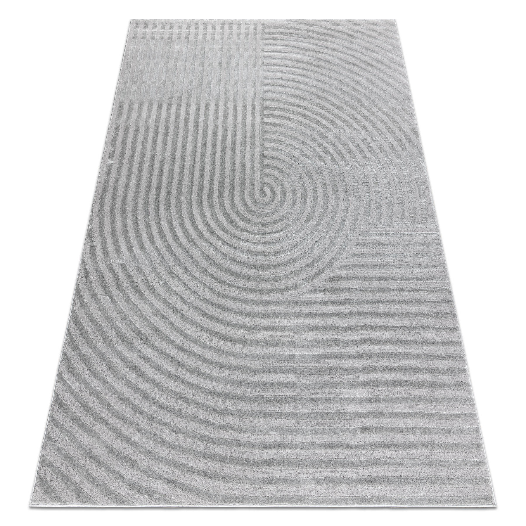 rugsX Teppich Grau 140x190 cm