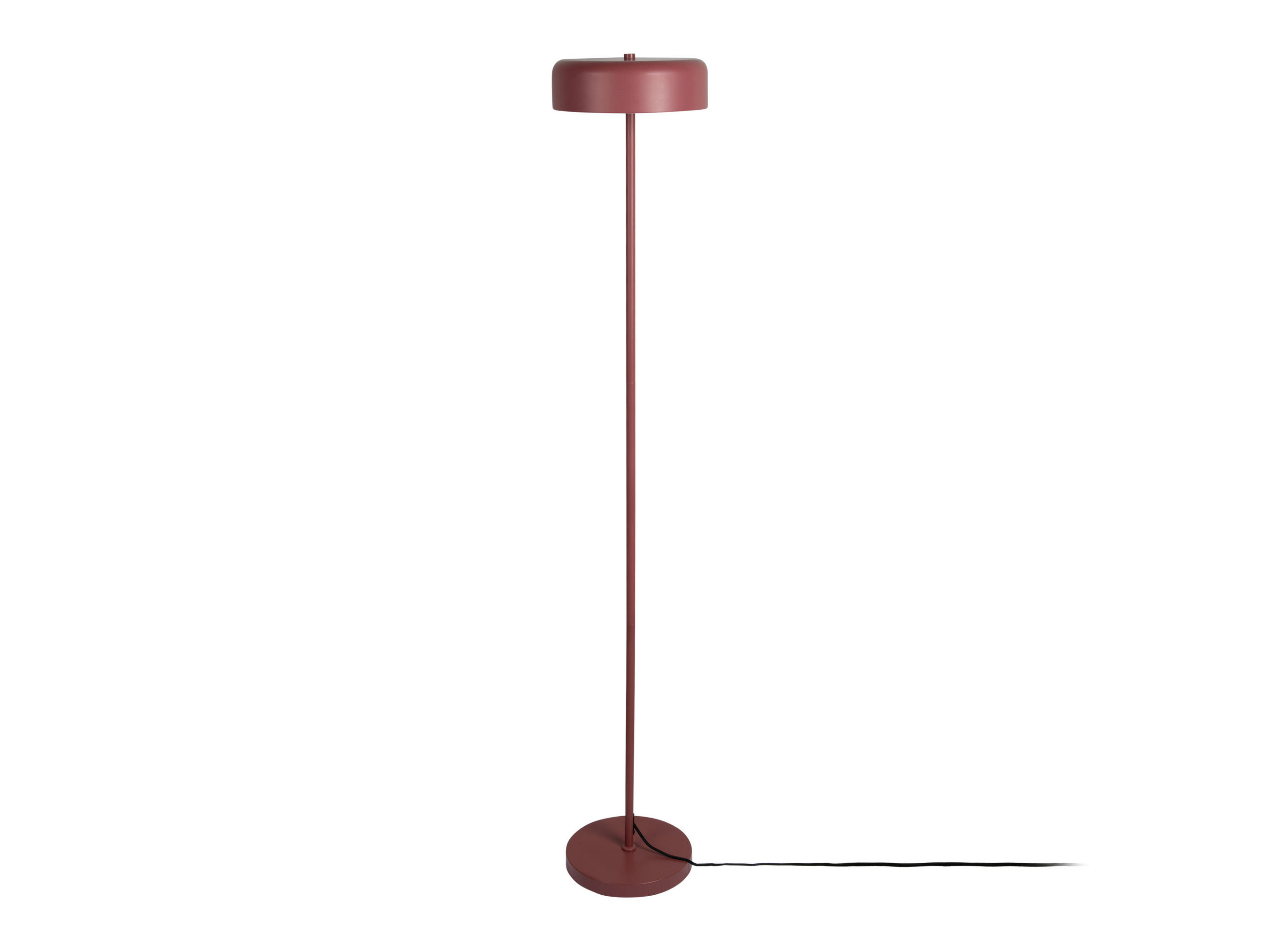 STEHLAMPE Riqueza - Rot - 24/24/140 cm - Rot, Metall (24/24/140cm) - Leitmotiv