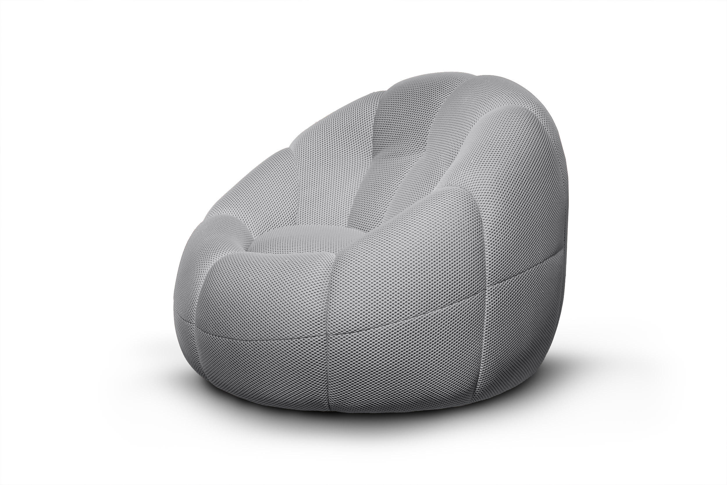 SESSEL FIGO, grau - Grau, Holzwerkstoff/Textil (104/83/104cm) - Courtois Laville
