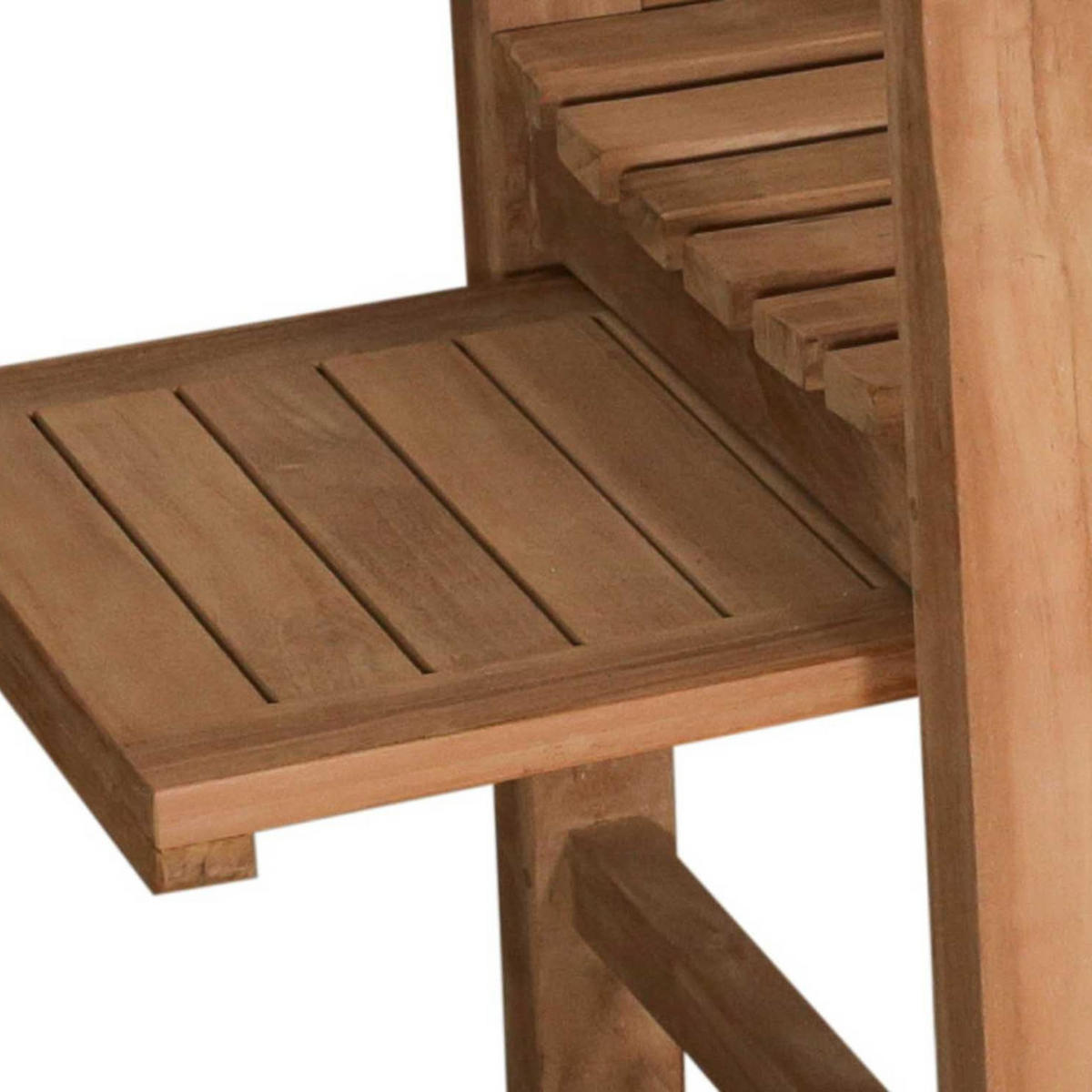 GARTENBANK Lancaster - Naturfarben, Holz (120/94/57cm) - Mr. Deko