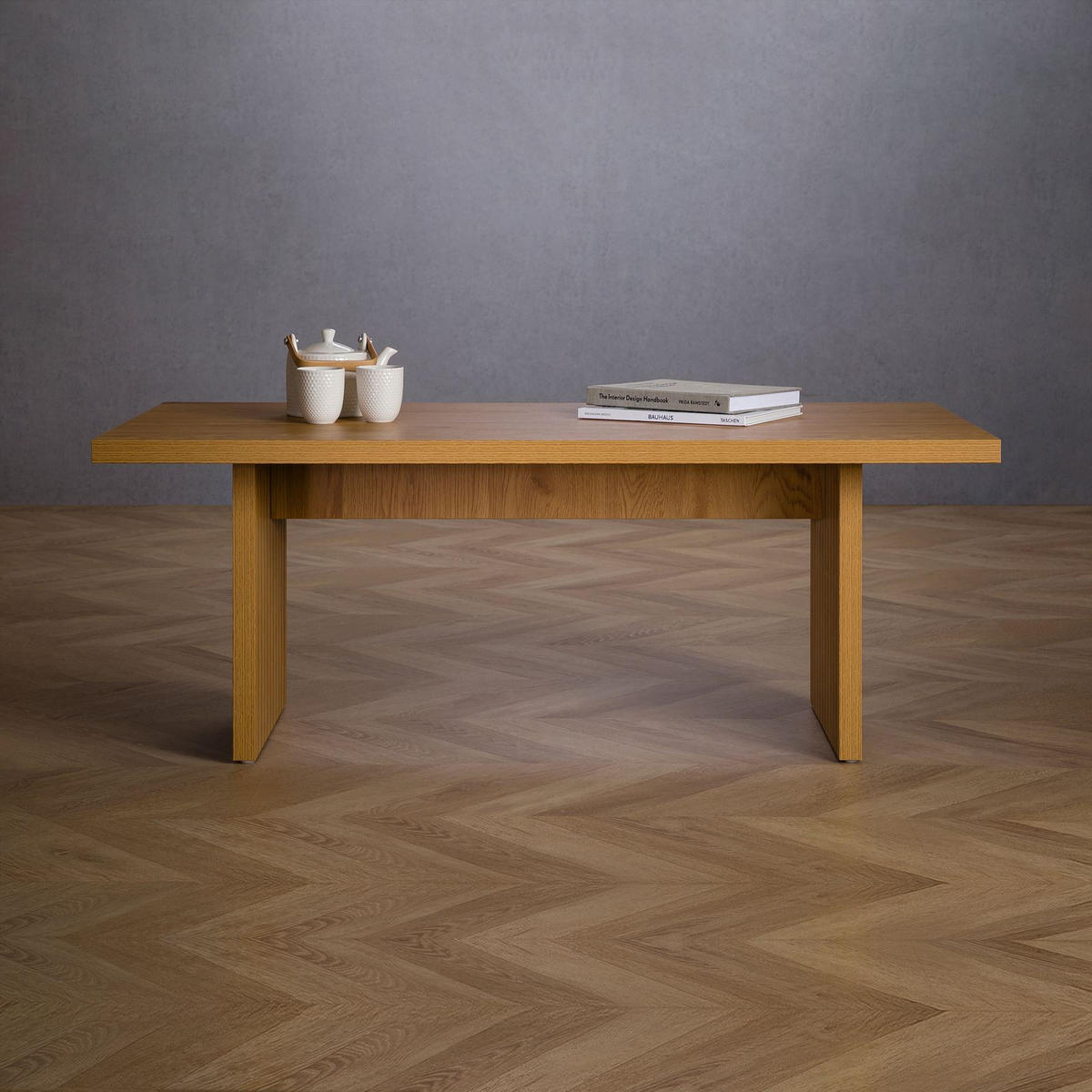 COUCHTISCH RIKA Wildeiche - Wildeiche, Holzwerkstoff (60/120/45cm) - IDIMEX