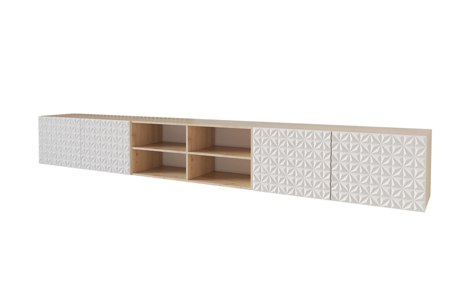 Altdecor Lowboard Weiß 300x40x40 cm