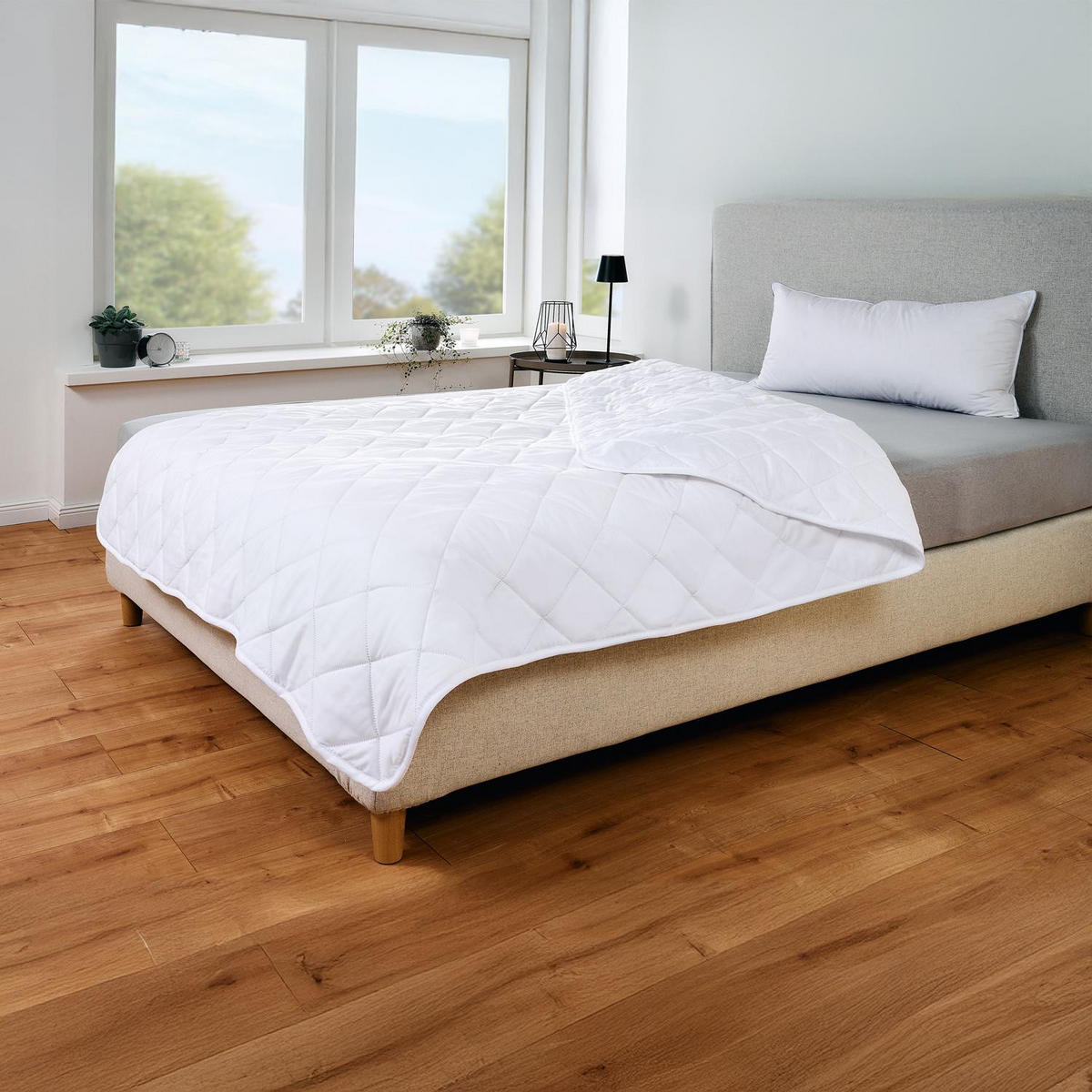 BETTDECKE Basic 135x200 cm - Weiß, Textil (135/200cm) - CloudComfort
