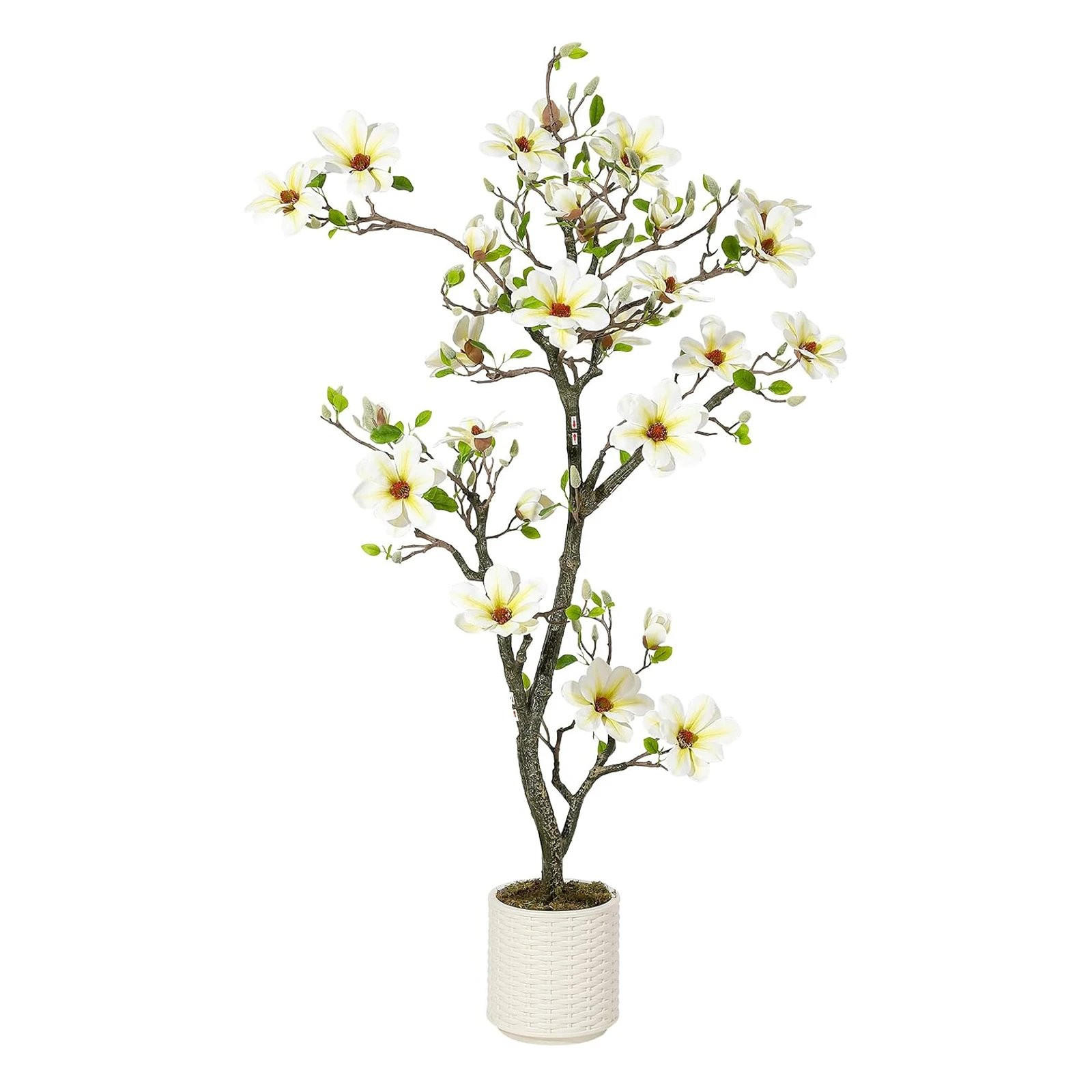 KUNSTPFLANZE 150 cm DEKOPFLANZE - Weiß, Kunststoff (150cm) - Coonoor