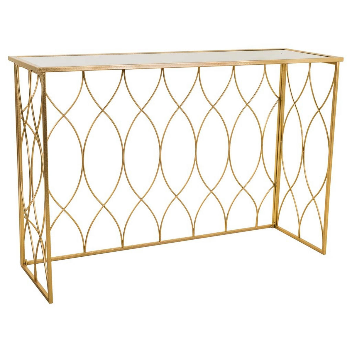 KONSOLE 120x40x80 cm - Goldfarben, Metall (40/120/80cm) - Wanderlust