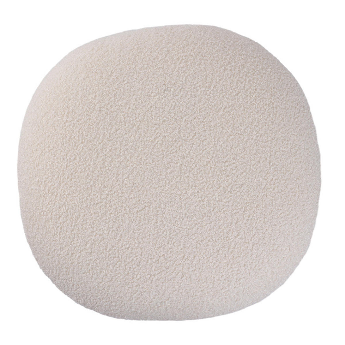 FUSSHOCKER 46/44/41 cm Teddyfleece Weiß - Weiß, Textil (46/41/44cm) - Livingandhome