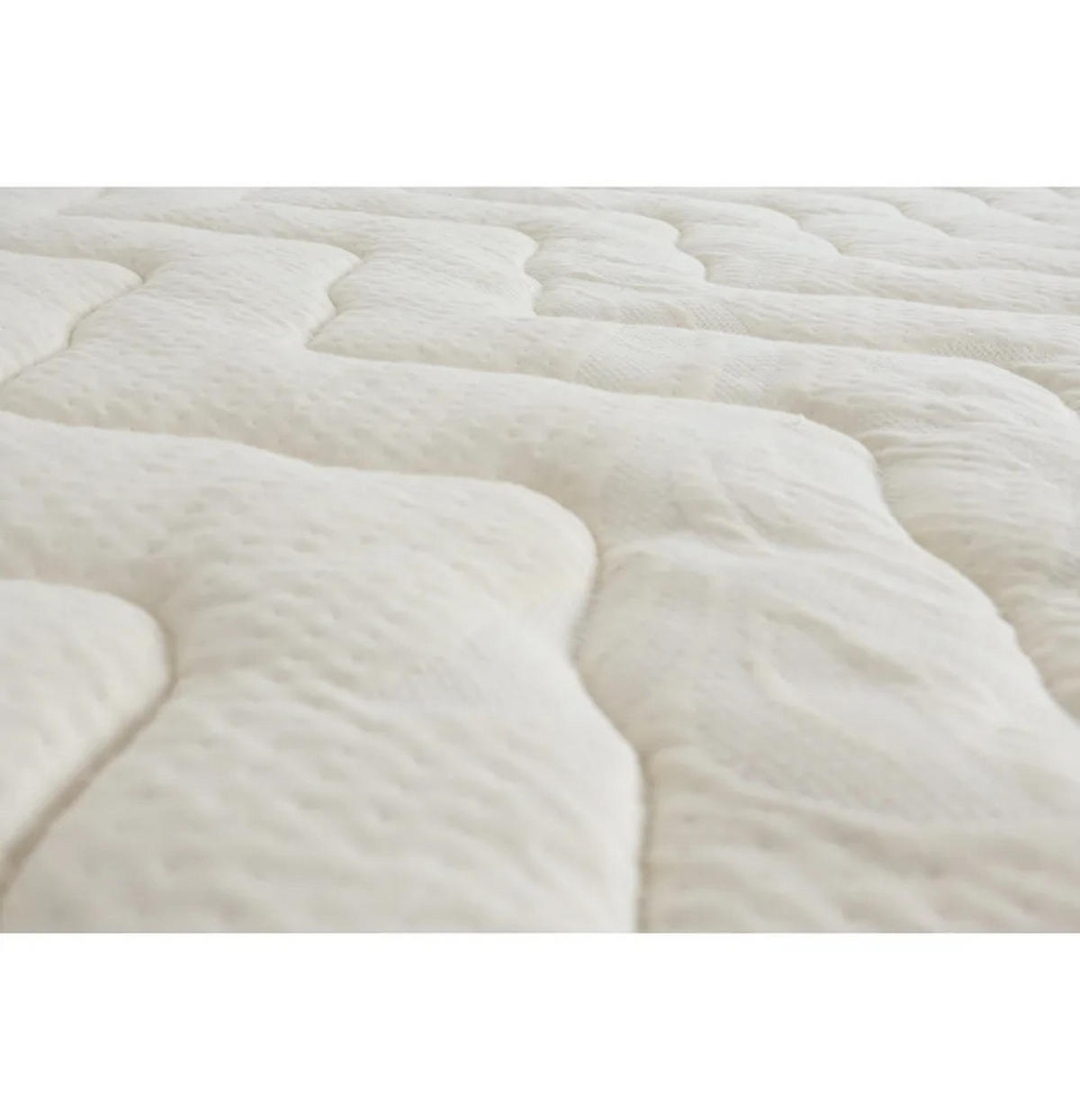 MATRATZE Natura Latex Weiß 80x200 cm H2 - Weiß, Naturmaterialien/Textil (80/200cm) - Letti Moderni