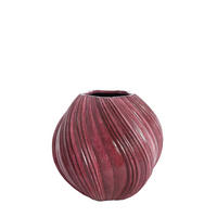 VAZE Yatung Lila 65/65/60 cm - Lila, Stein (60cm) - Light & Living
