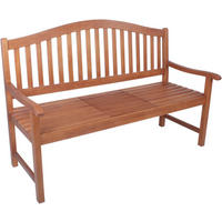 GARTENBANK Utah 3er Sitz - Braun, Holz (64/106/150cm) - Sedex