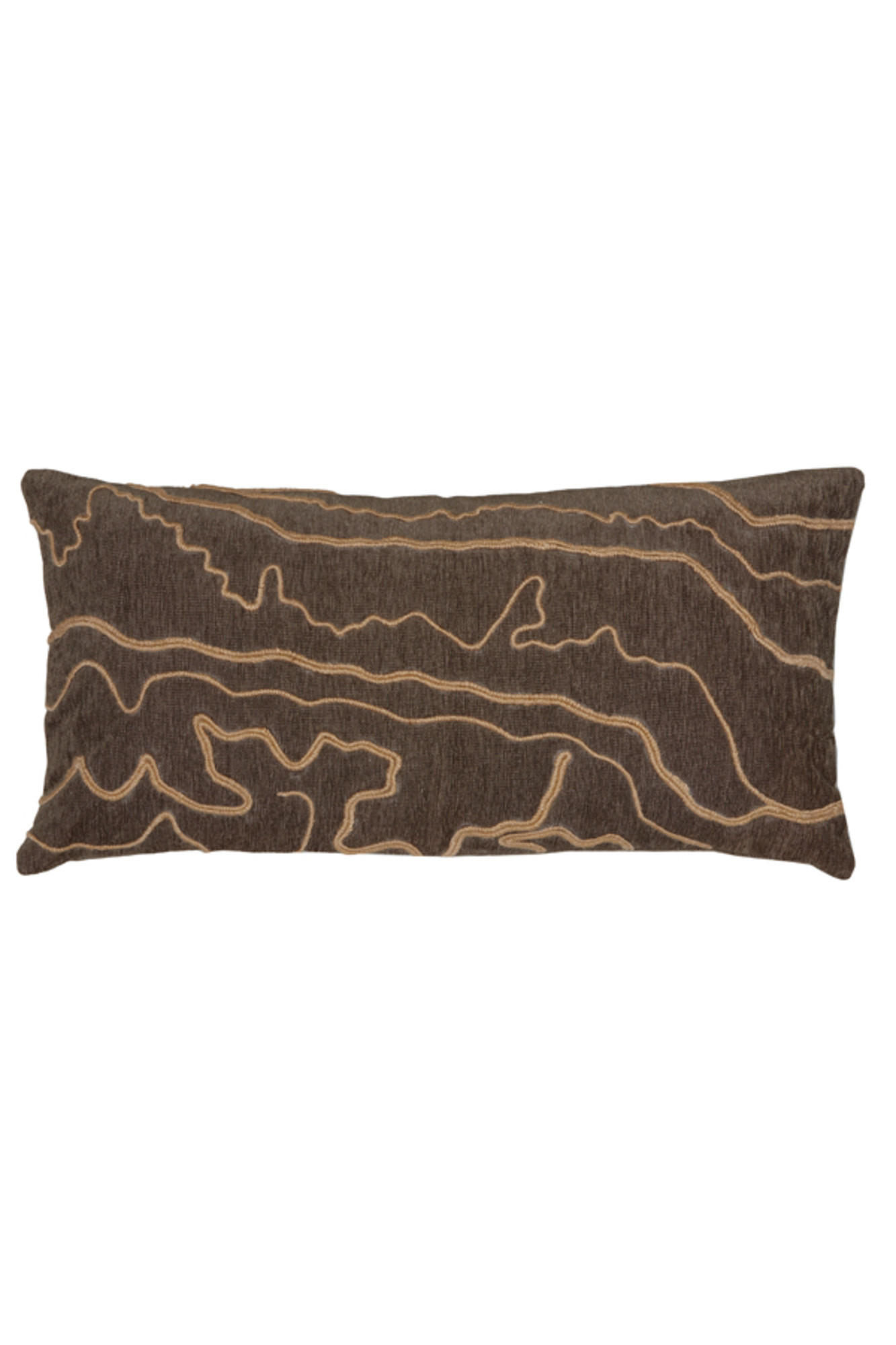 DEKOKISSEN Castro Braun 60/30/10 cm - Braun, Textil (30/60cm) - Light & Living