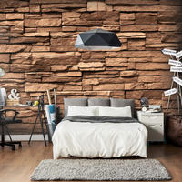 VLIESTAPETE Braun 200/140 cm - Braun, Textil (200/1cm) - KUNSTLOFT