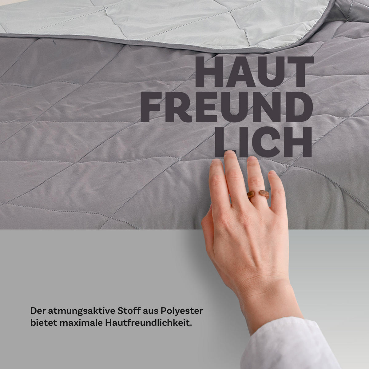 SOMMERBETT Steppbett leicht Taupe 135x200 cm - Taupe, Textil (135/200cm) - Bestlivings