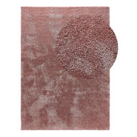 HOCHFLORTEPPICH Melvin waschbar 200/250 cm - Rosa, Kunststoff (200/250cm) - benuta Nest