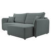 ECKSOFA Malody, Seite: Rechts - Schwarz/Grau, Holz/Kunststoff (227/147cm) - MIRJAN24