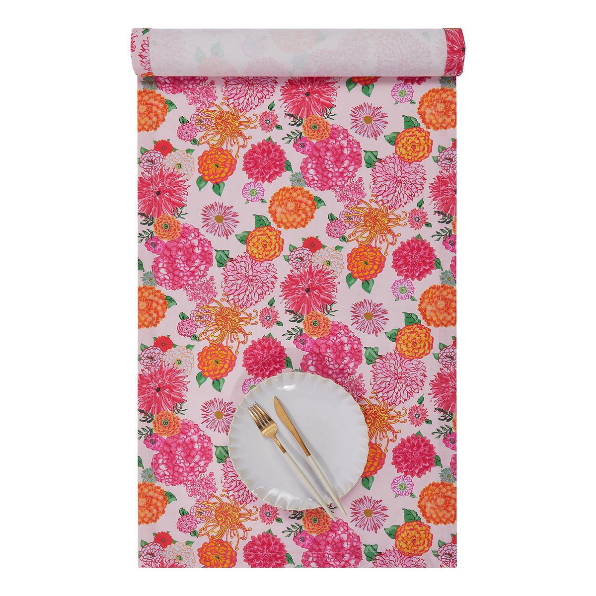 TISCHLÄUFER Locarno - Multicolor, Textil (50/160cm) - Butlers