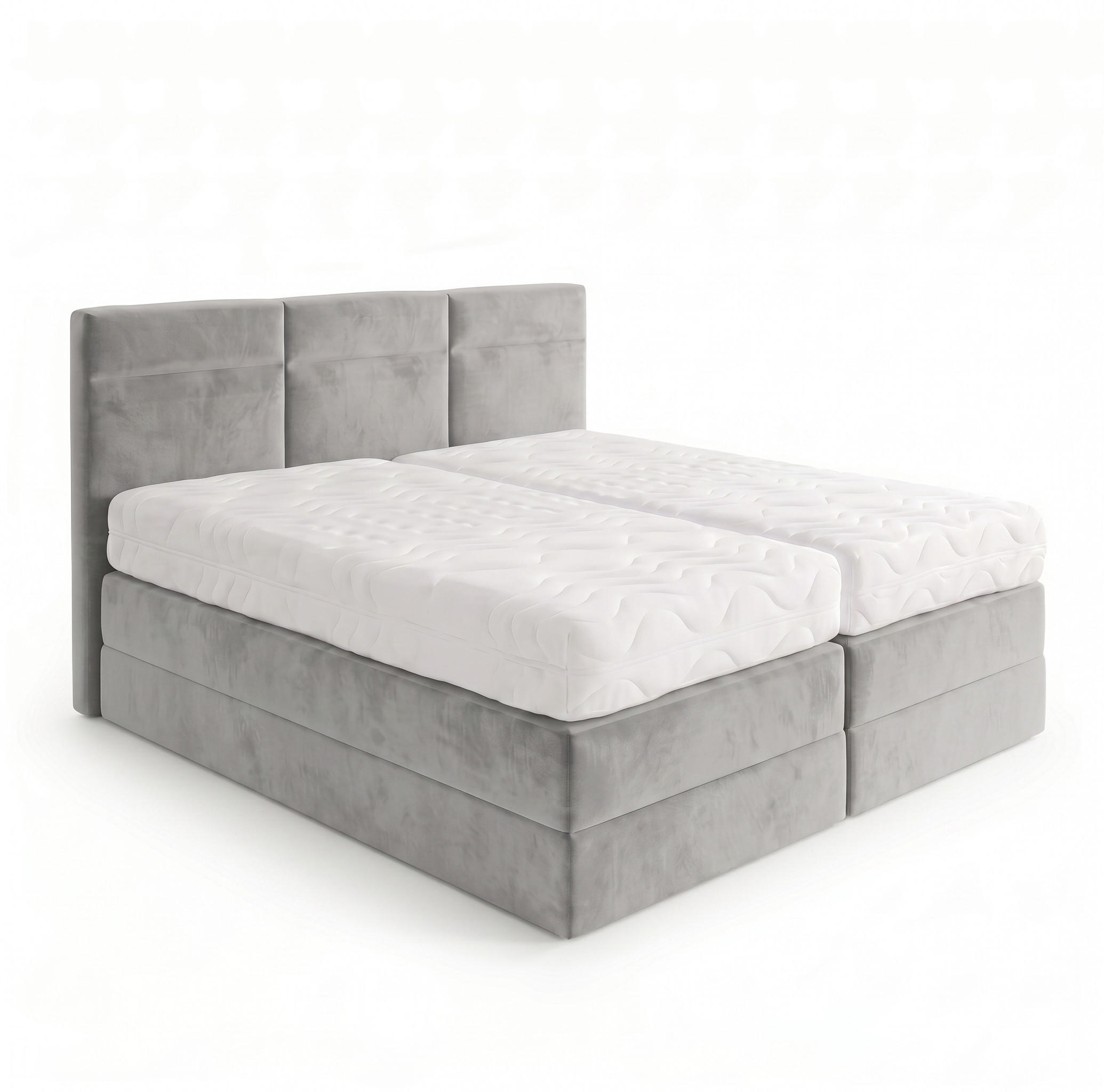 BOXBETT H3 Matratze 160x200 cm Grau - Grau, Textil (160/200cm) - Home Collective