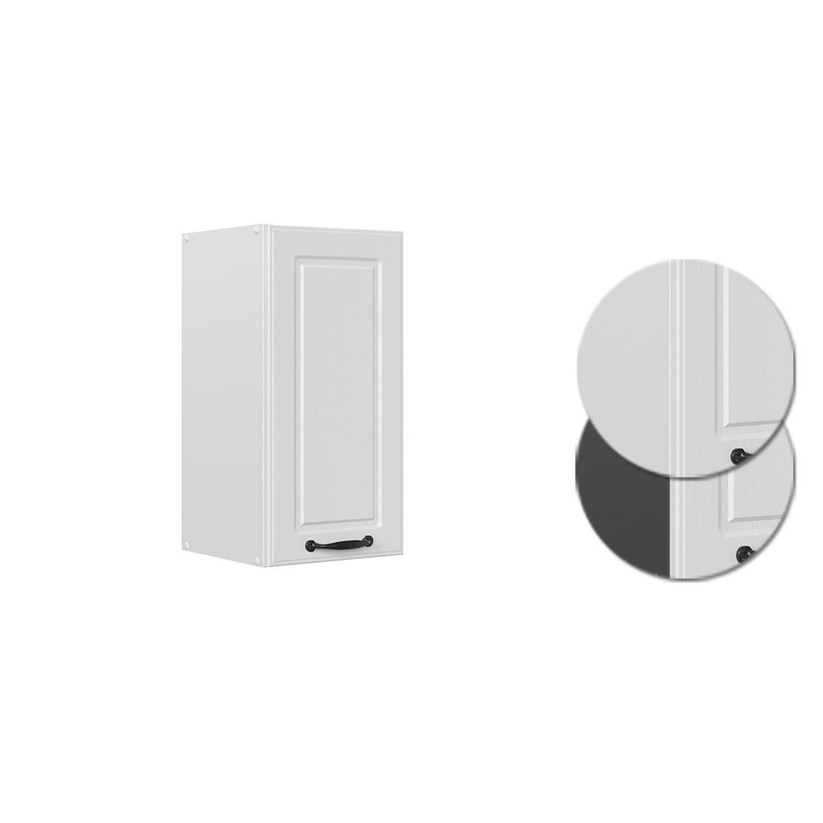 HÄNGESCHRANK R-Line Weiß Landhaus 30 cm - Creme/Weiß, Holzwerkstoff (30/60/31cm) - Vicco