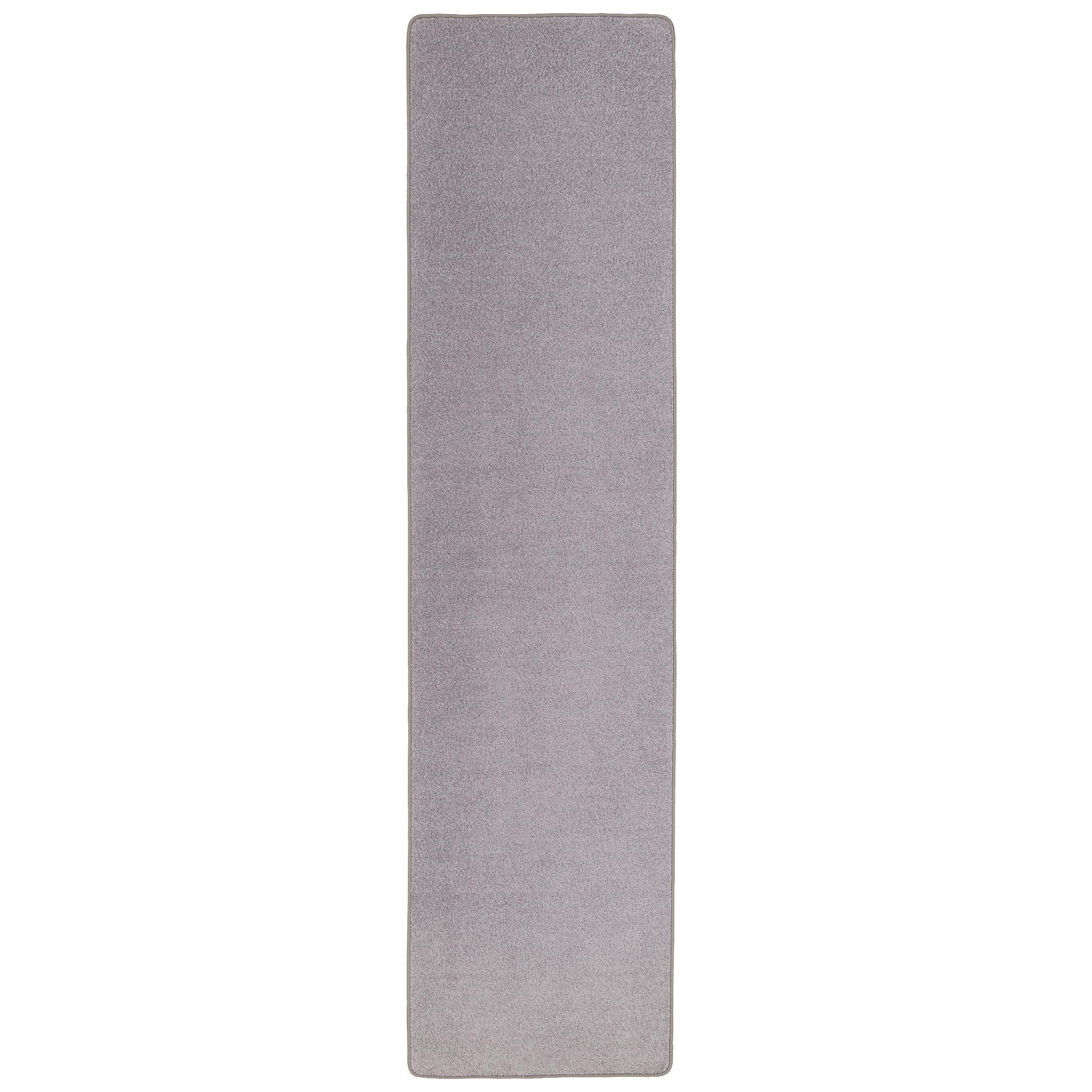 TREND VELOURS LÄUFER TEPPICH JOY - Grau, Textil (80/400cm) - Snapstyle