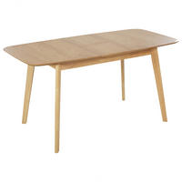 ESSTISCH 120-150/75/75 cm Hellbraun Rechteckig Madox - Hellbraun, Holzwerkstoff (150/75/75cm) - Beliani