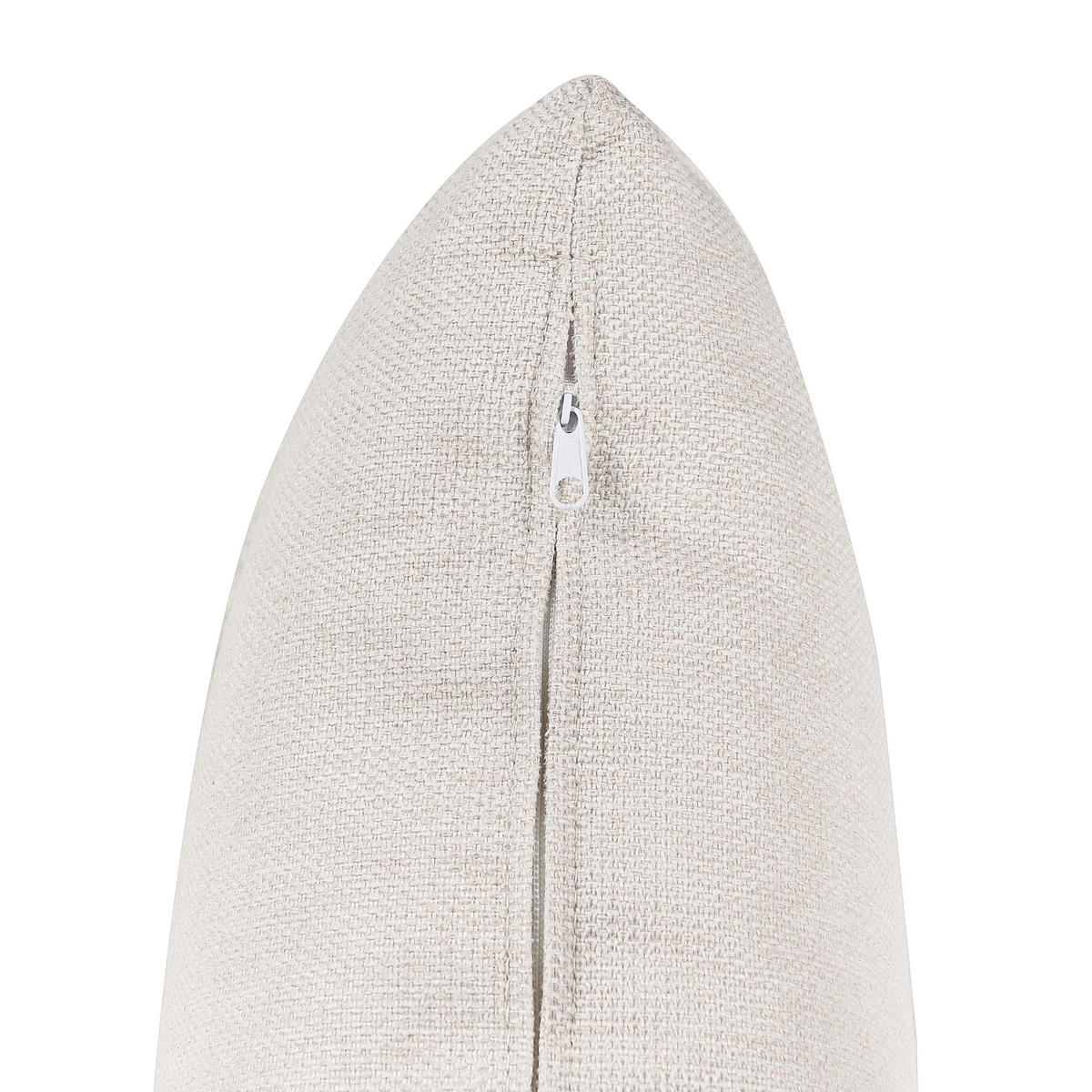 3-SITZER-ECKSOFA hellbeige rechtsseitig Mariferd - Beige/Dunkelbraun, Textil (316/146cm) - Beliani