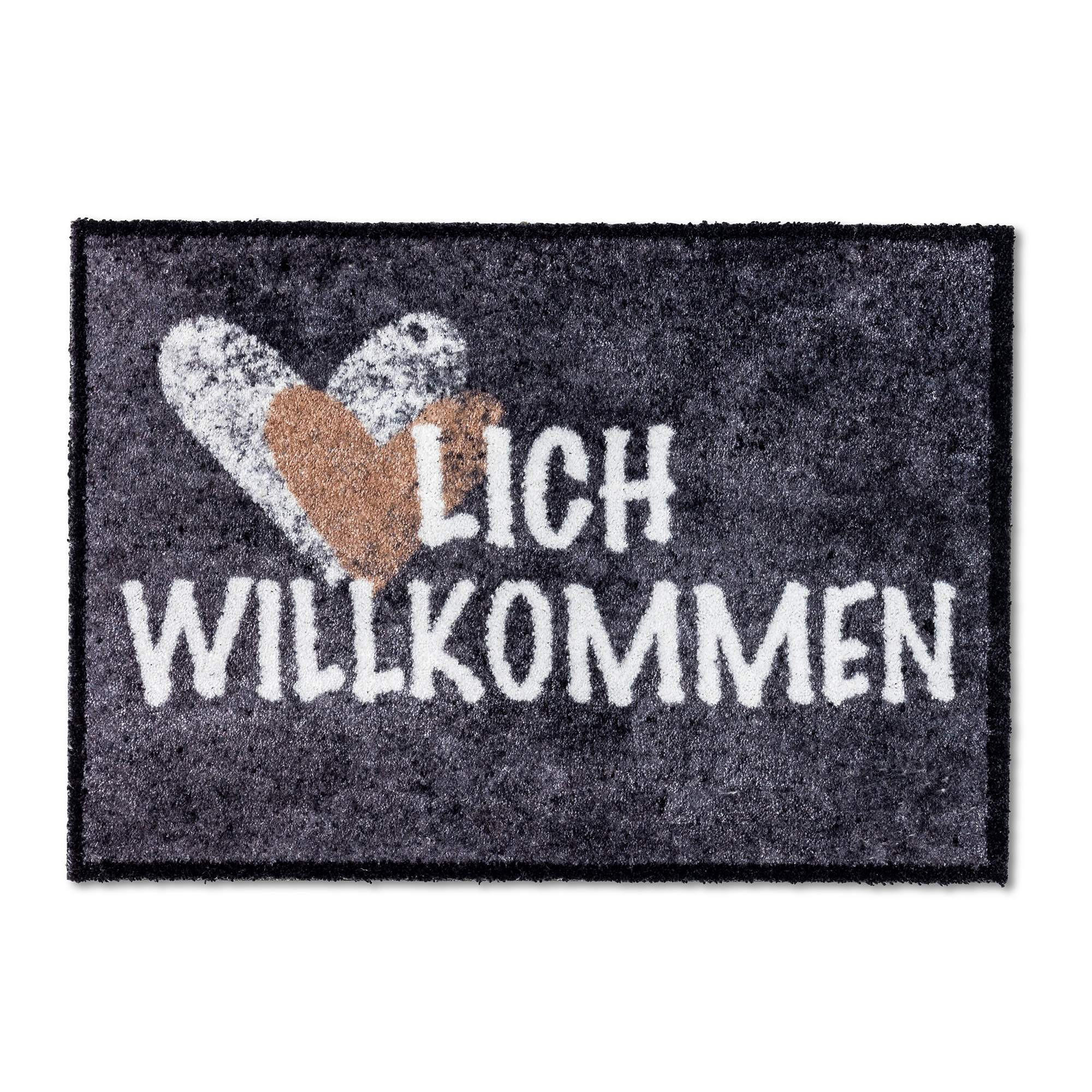 TEPPICH LÄUFER PURE & SOFT - Dunkelgrau, Textil (50/70cm) - Astra