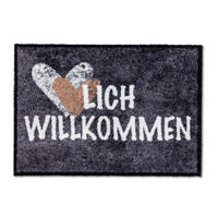 TEPPICH LÄUFER PURE & SOFT - Dunkelgrau, Textil (50/70cm) - Astra