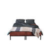 BETT MOOKA 4in1-Multifunktions-System Stoff Velo Kupfer - Kupferfarben, Holz (160/200cm) - Kaiser Möbel