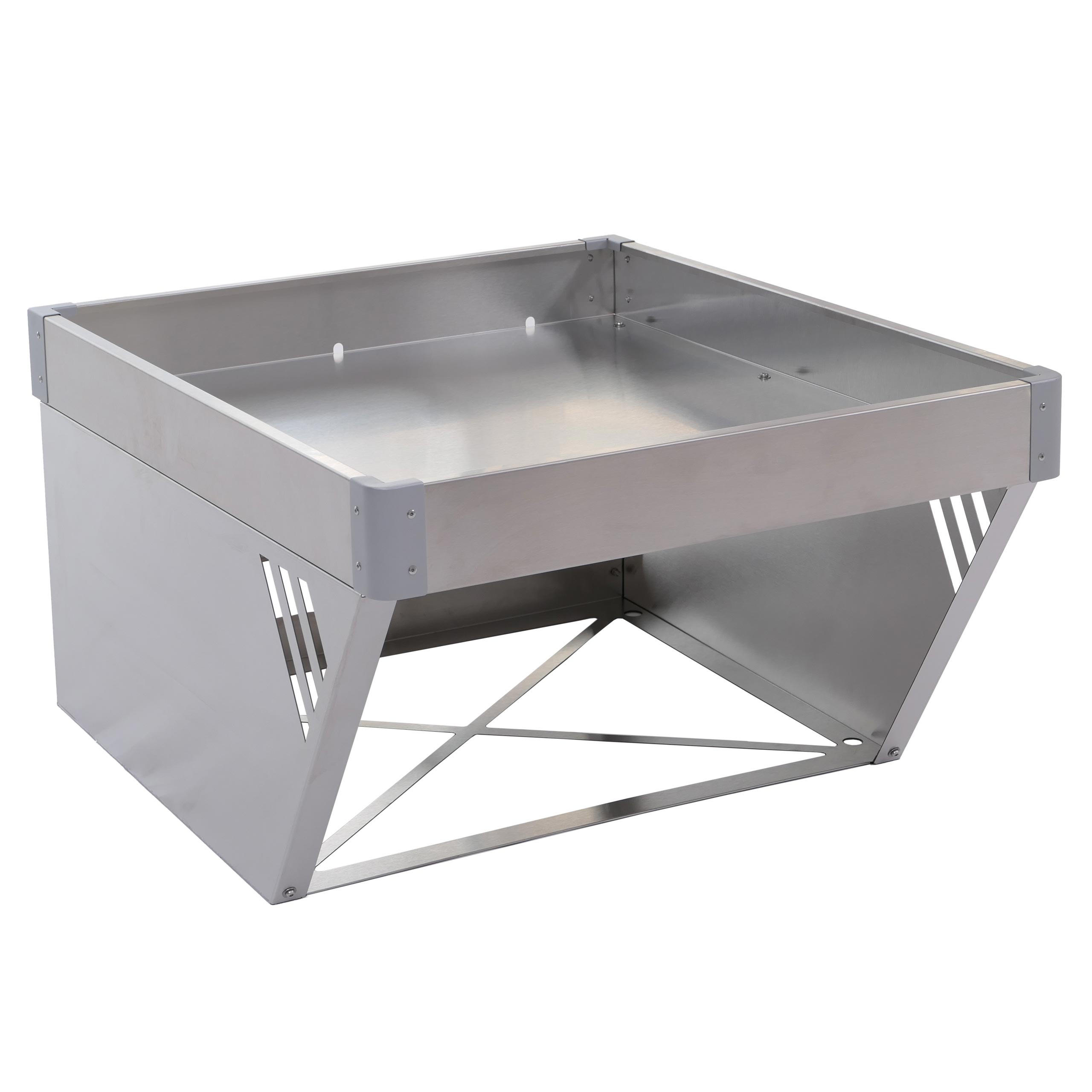 GÁRAŽ PRO KOSÍCÍ ROBOT Stříbrně šedá - stříbrná, kov (60/39/70cm) - MCW