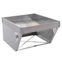 GÁRAŽ PRO KOSÍCÍ ROBOT Stříbrně šedá - stříbrná, kov (60/39/70cm) - MCW