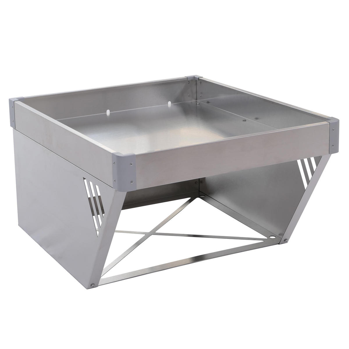 GÁRAŽ PRO KOSÍCÍ ROBOT Stříbrně šedá - stříbrná, kov (60/39/70cm) - MCW