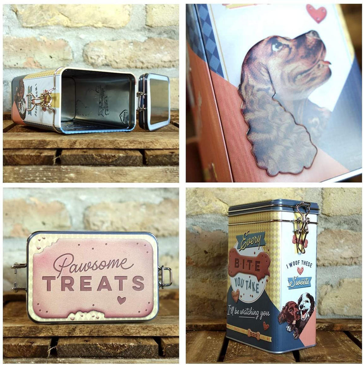 AROMADOSE Animal Club Every Bite You Take Dog Treats - Multicolor, Metall (11/17.5/7.5cm) - Nostalgic-Art