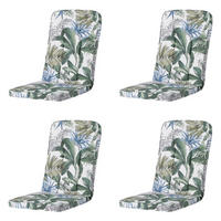 GARTENSTUHLKISSEN Bliss 110/48 cm 4er-Set - Blau, Textil (48/5.5/110cm) - Madison
