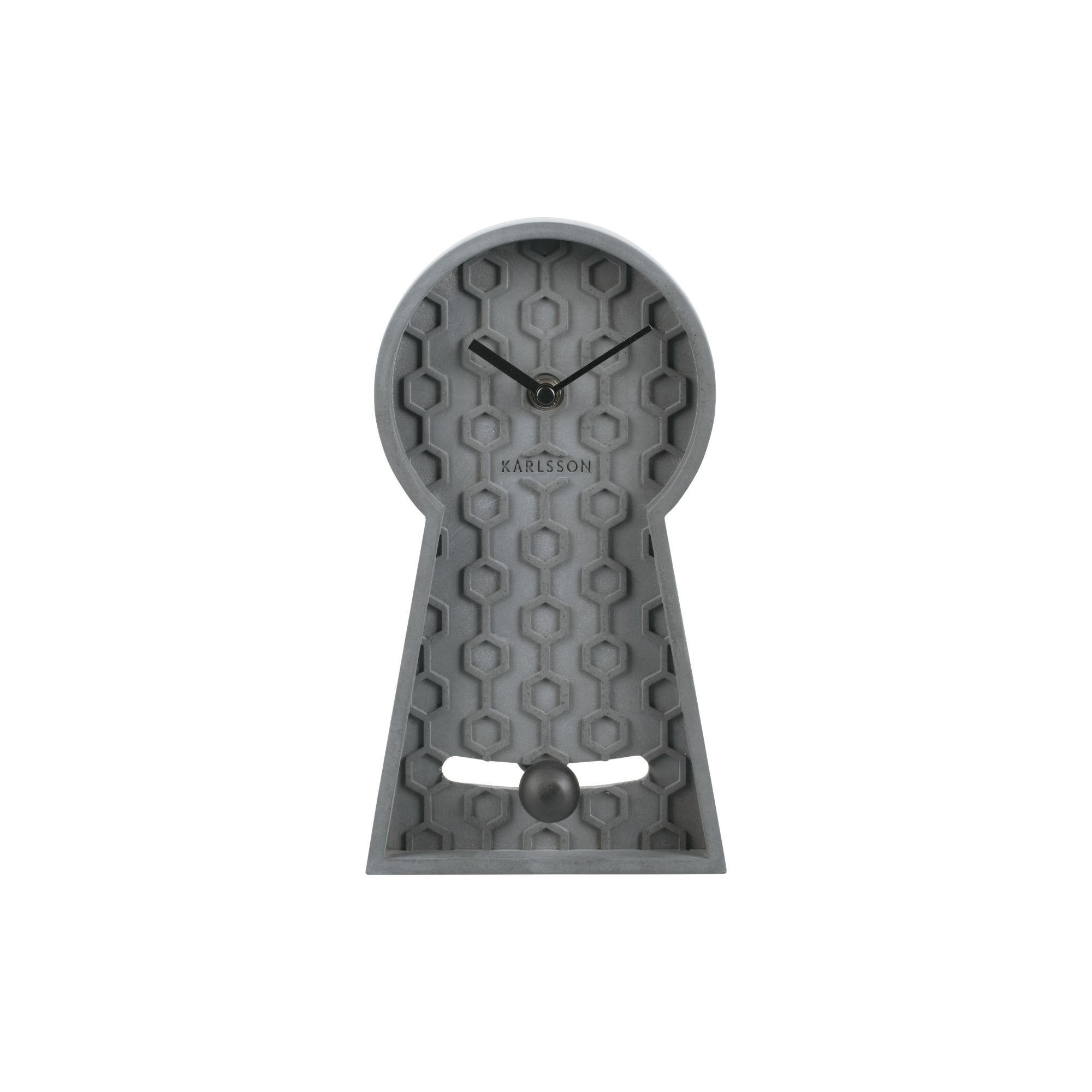 TISCHUHR Honeycomb Grau 25/14/25 cm - Grau, Stein (14/25/25cm) - Karlsson