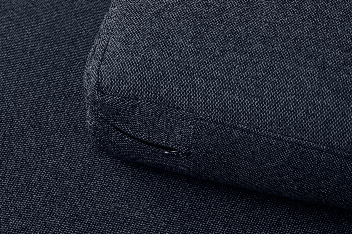 2-SITZER-SOFA TAGIO II mit Armlehnen, Marineblau - Dunkelblau, Textil (88/80/153cm) - KONSIMO®