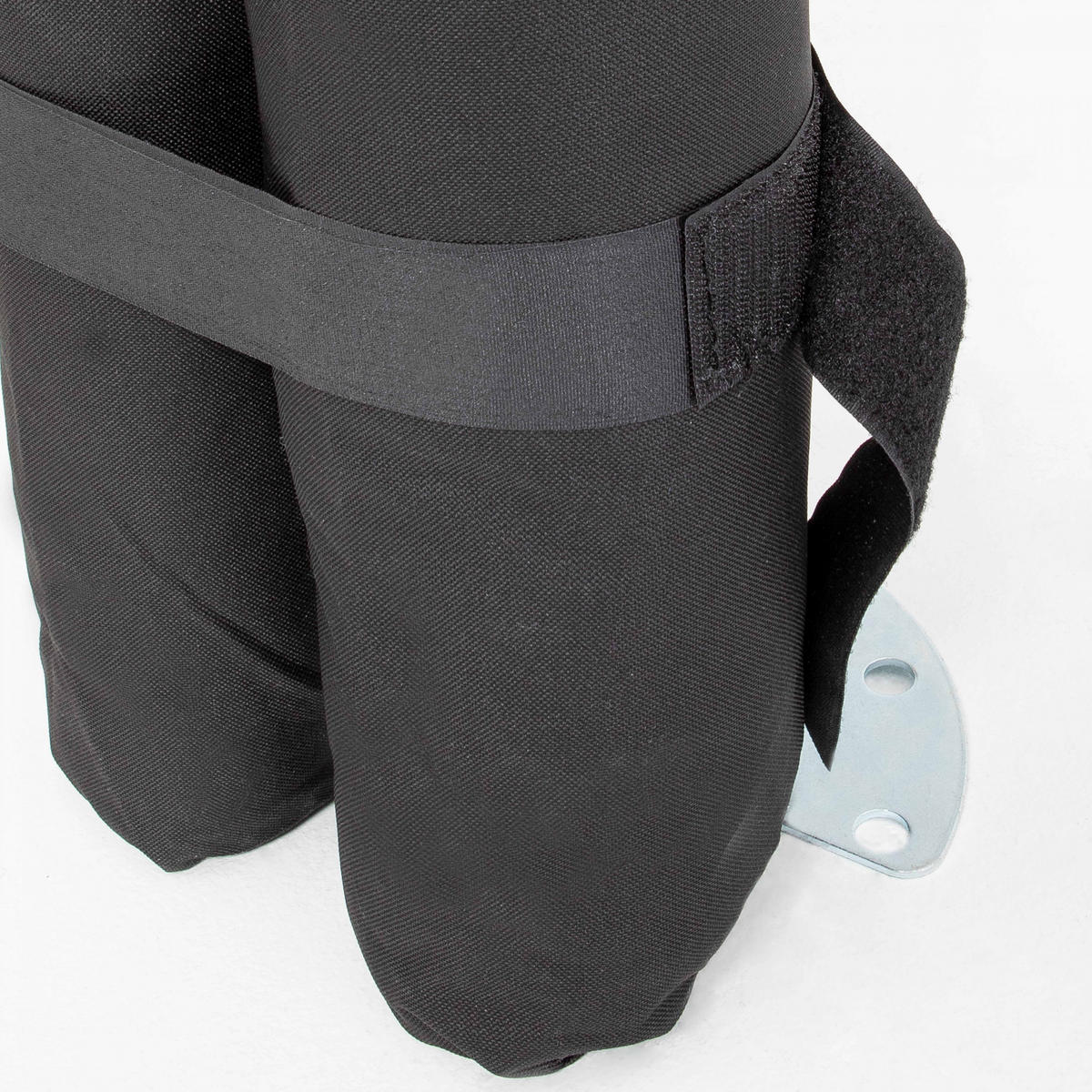GEWICHTSSACK für Festzelte, Schwarz - Schwarz, Textil (11/40/11cm) - Oviala