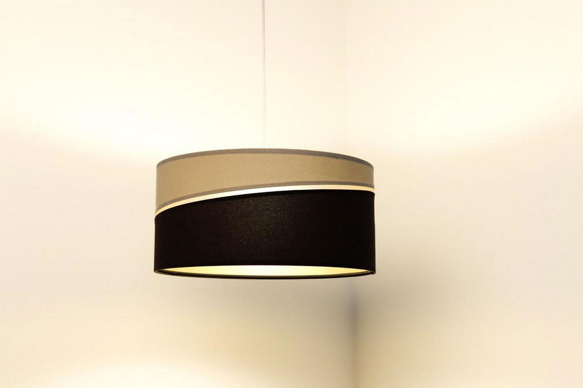 HÄNGELEUCHTE Beige 50/25 cm - Beige/Braun, Kunststoff (50/0.4/25cm) - ONZENO