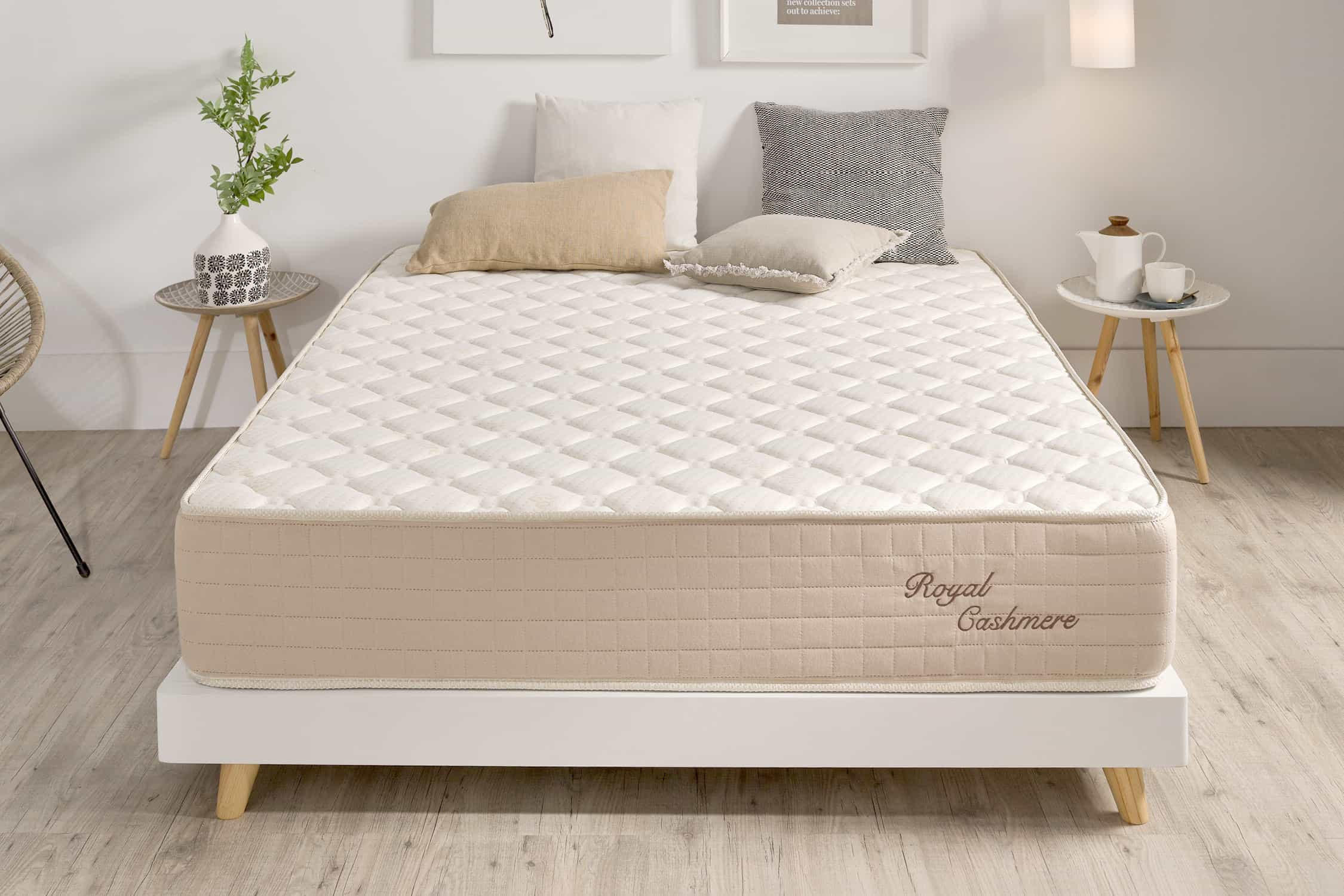 MATRATZE Royal Cashmere, 160x200cm - Beige, Textil (160/200cm) - Moonia