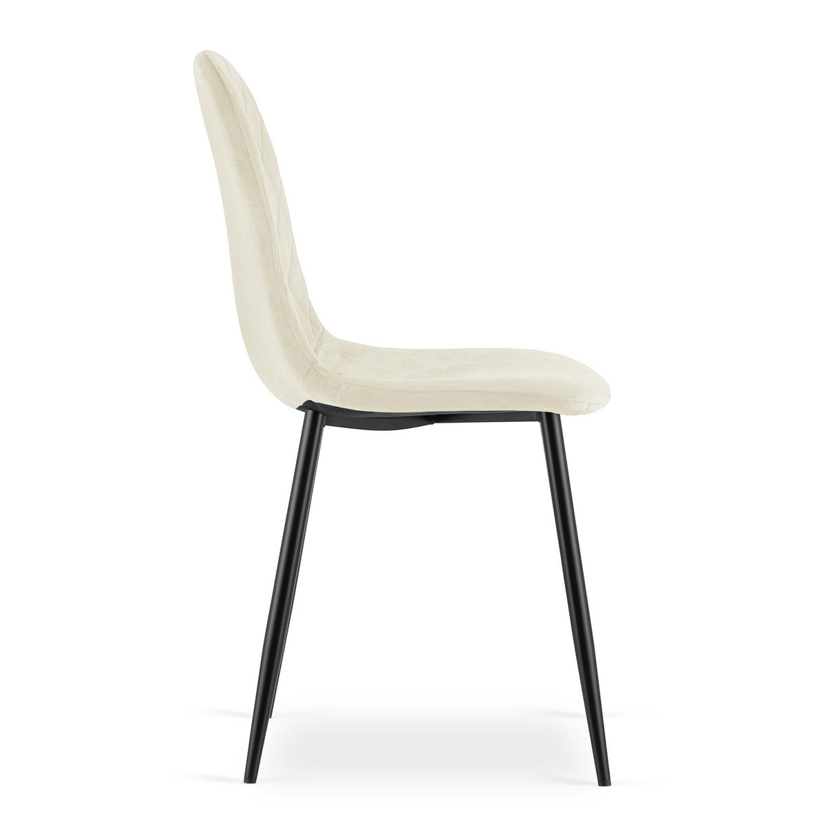 ESSZIMMERSTUHL 2-er Set DAPI beiger Sitz - Beige, Textil (44.5/87.5/50.5cm) - Valora