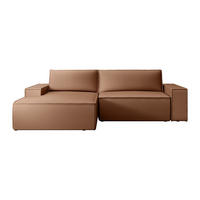 SCHLAFSOFA - 4 Personen - Stoff - Braun - - Braun, Textil (267/85/167cm) - Vente-Unique