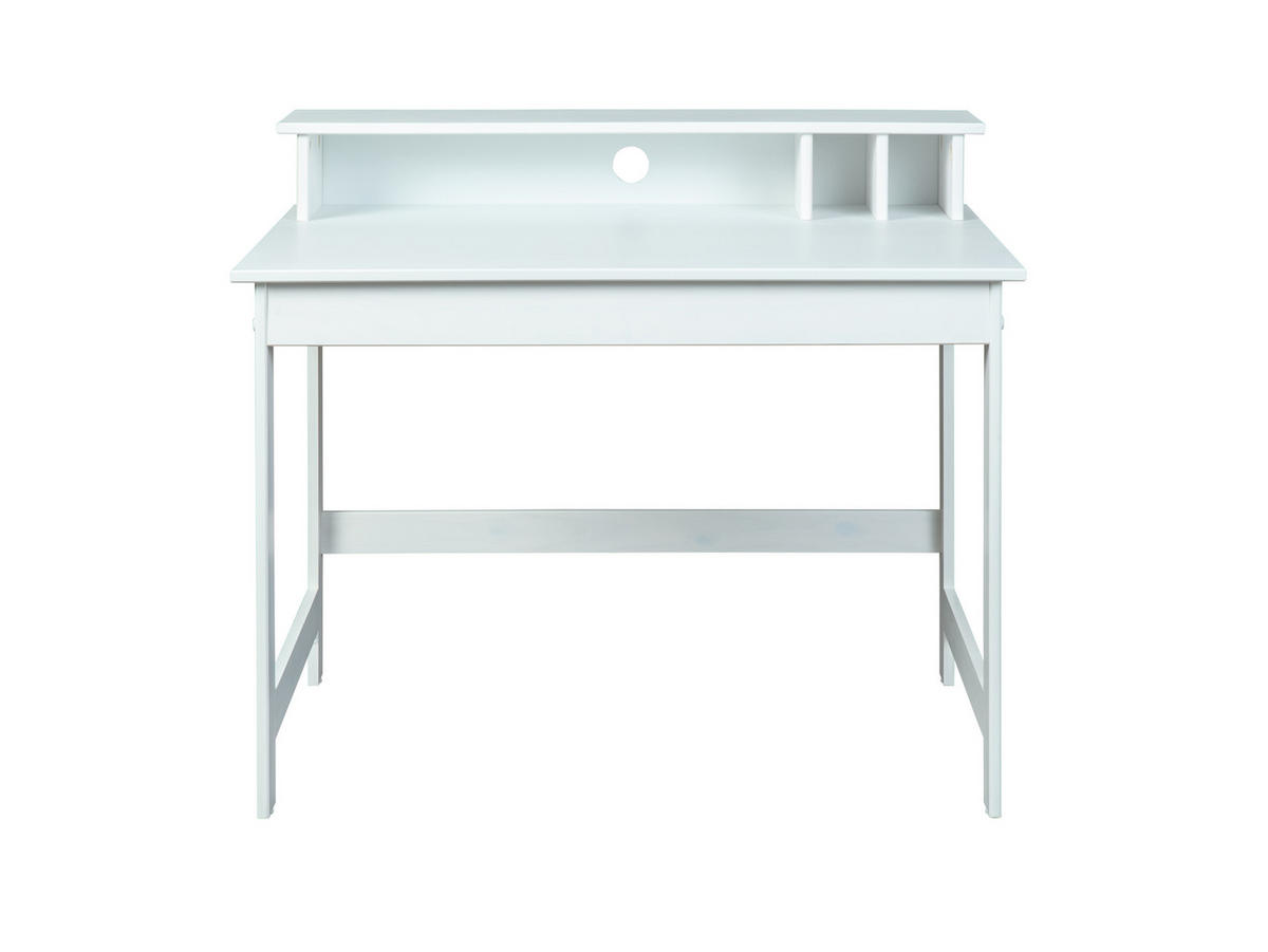 SCHREIBTISCH Weiss - Weiß, Holzwerkstoff (69/110/76cm) - ebuy24