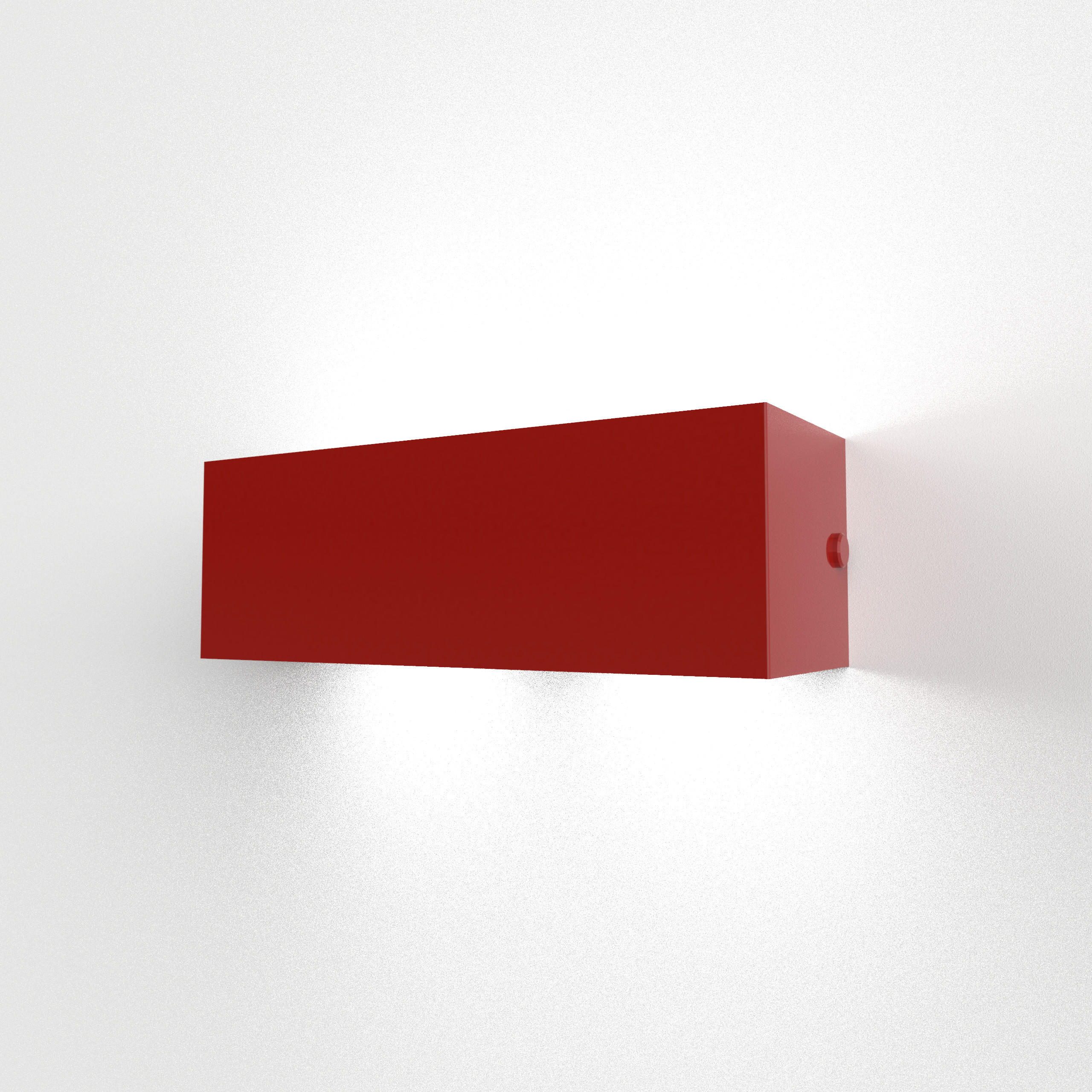 Lumicom Wandleuchte Rot 30x10x10 cm
